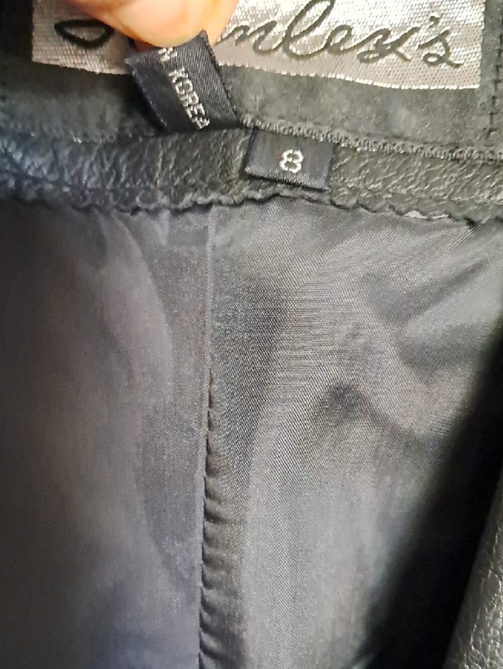 Long Black Leather Trench Coat with Belt — Unbranded - Picture 9 of 9